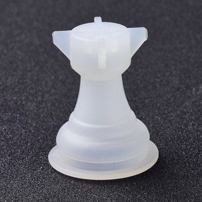 Silicone Mold Chess Pieces, 16 PIECE SET, 3D, King Queen Rook Knight Bishop Pawn, for Epoxy Resin Crafts