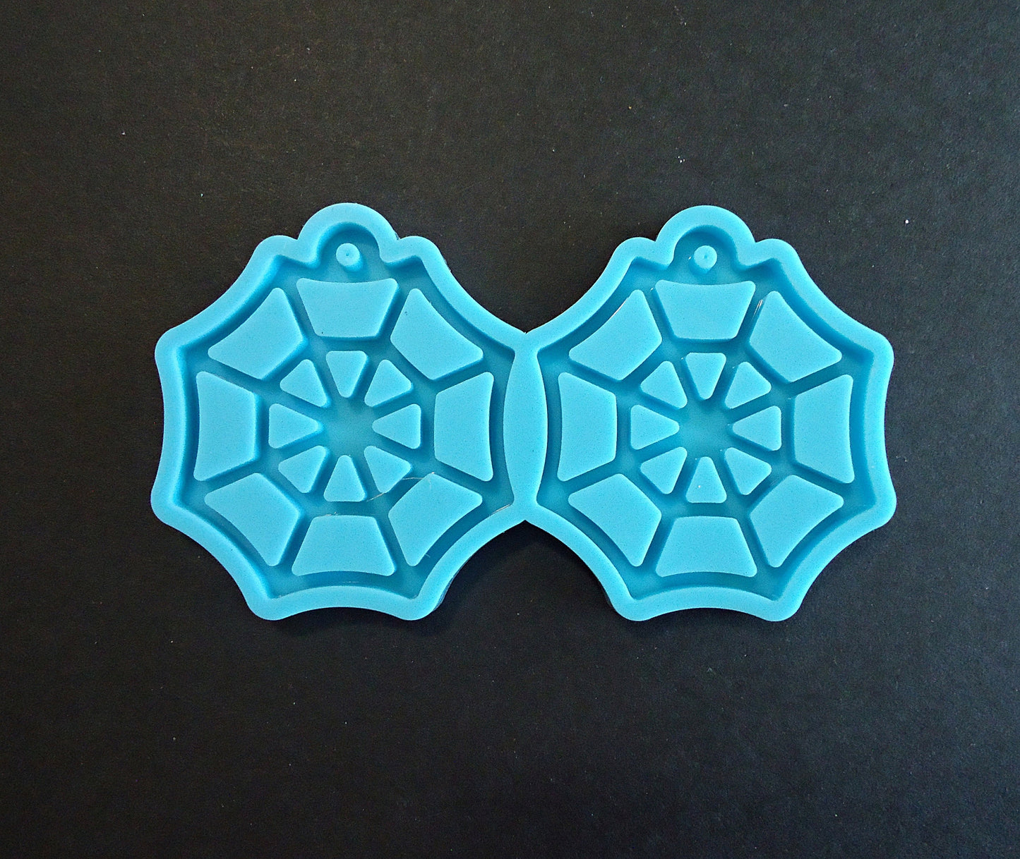 Silicone Mold, Spiderweb Earrings or Pendant Mold, Resin Jewelry