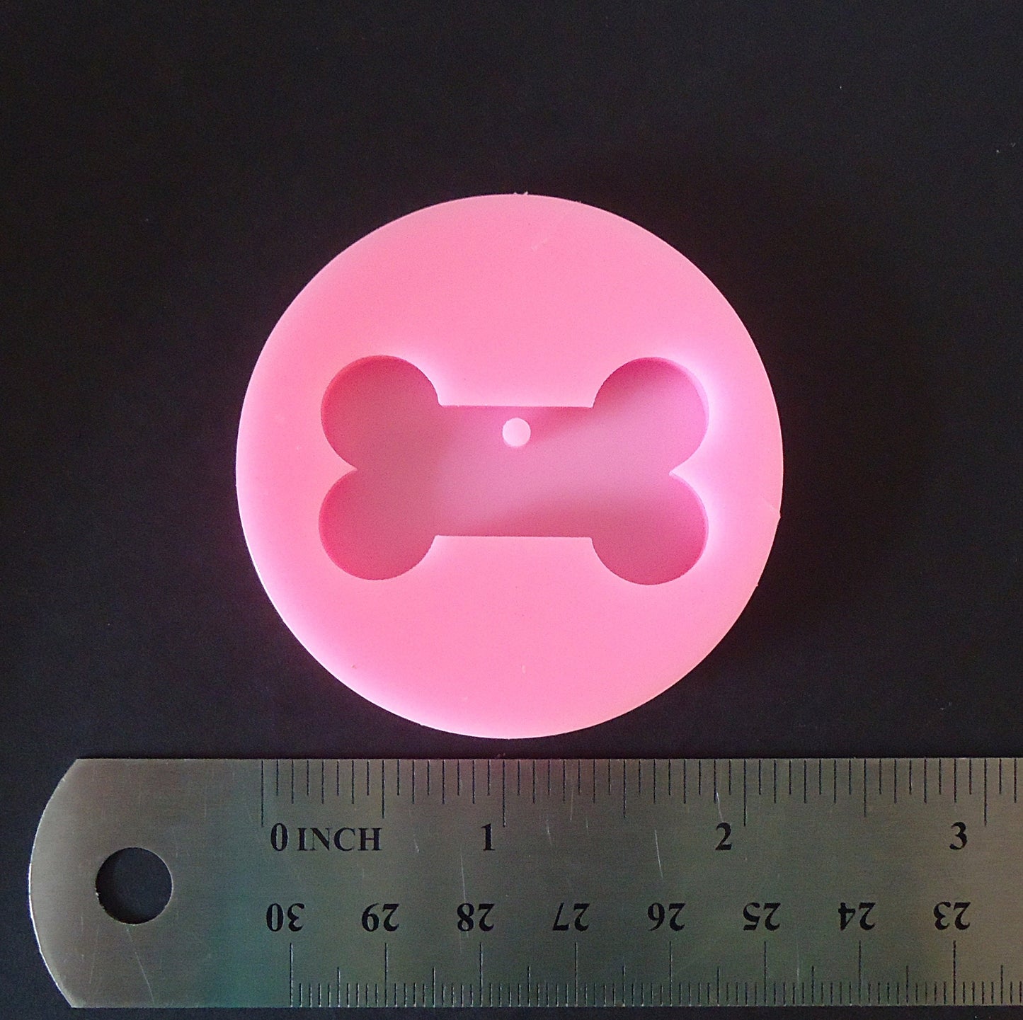 Dog Bone Silicone Pendant Mold, Tag, Food Safe, Fondant Mold, Resin Casting