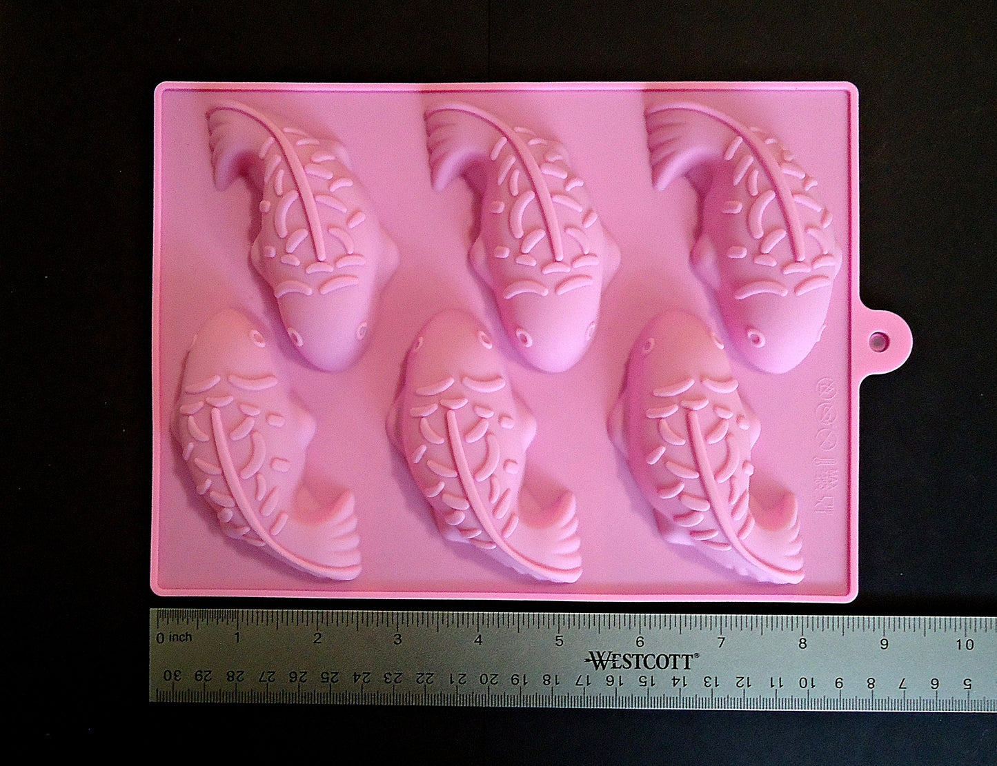 Silicone Mold, Koi Fish, Food Safe, Large Koi Fish, Resin, Candy