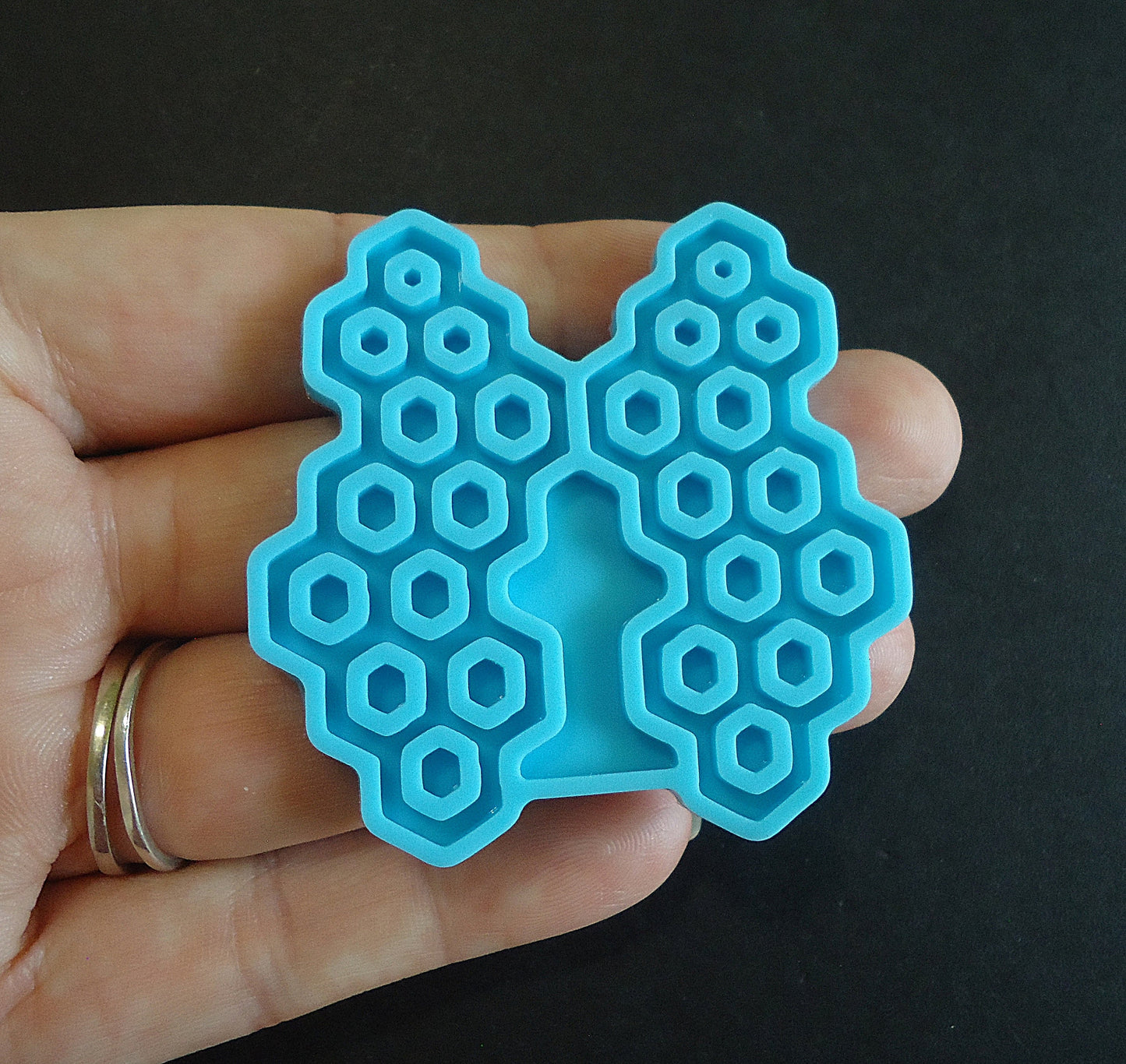 Silicone Mold, Honeycomb Earrings or Pendants, Epoxy Resin Craft Mold