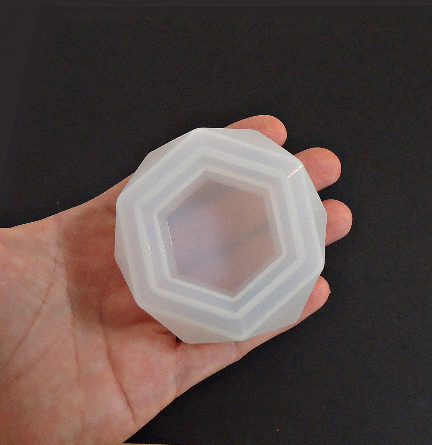 Small Hexagon Bowl Mold, Silicone, DIY Resin Hexagon Bowl, Resin Bowl Mold, Resin Supplies