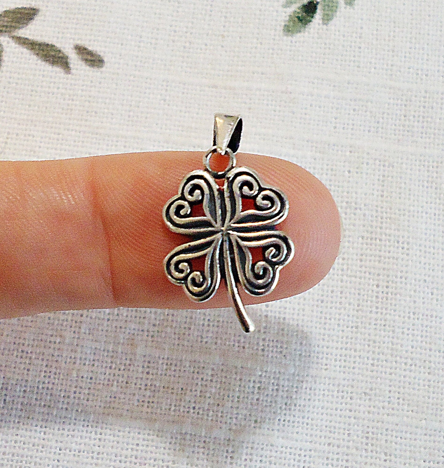 Sterling Silver Celtic Clover Pendant
