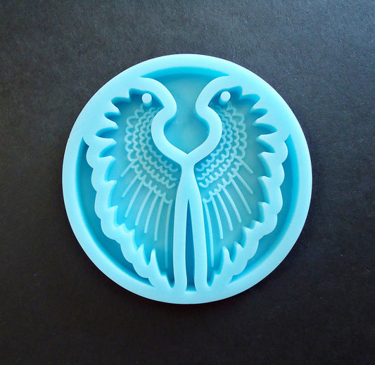 Silicone Mold, Wing Earrings or Pendants, Epoxy Resin Jewelry Mold