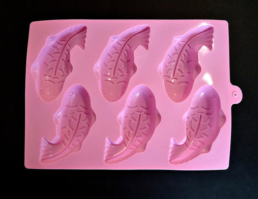 Silicone Mold, Koi Fish, Food Safe, Large Koi Fish, Resin, Candy