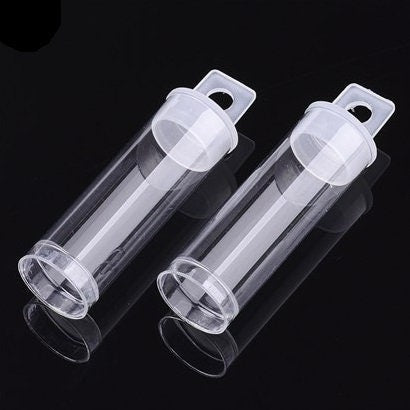Small Bead Storage Tube Container - Small Beads, Seed Beads, Headpins, etc. - 3ml or 10ml Sizes - Set of 10 with Lids