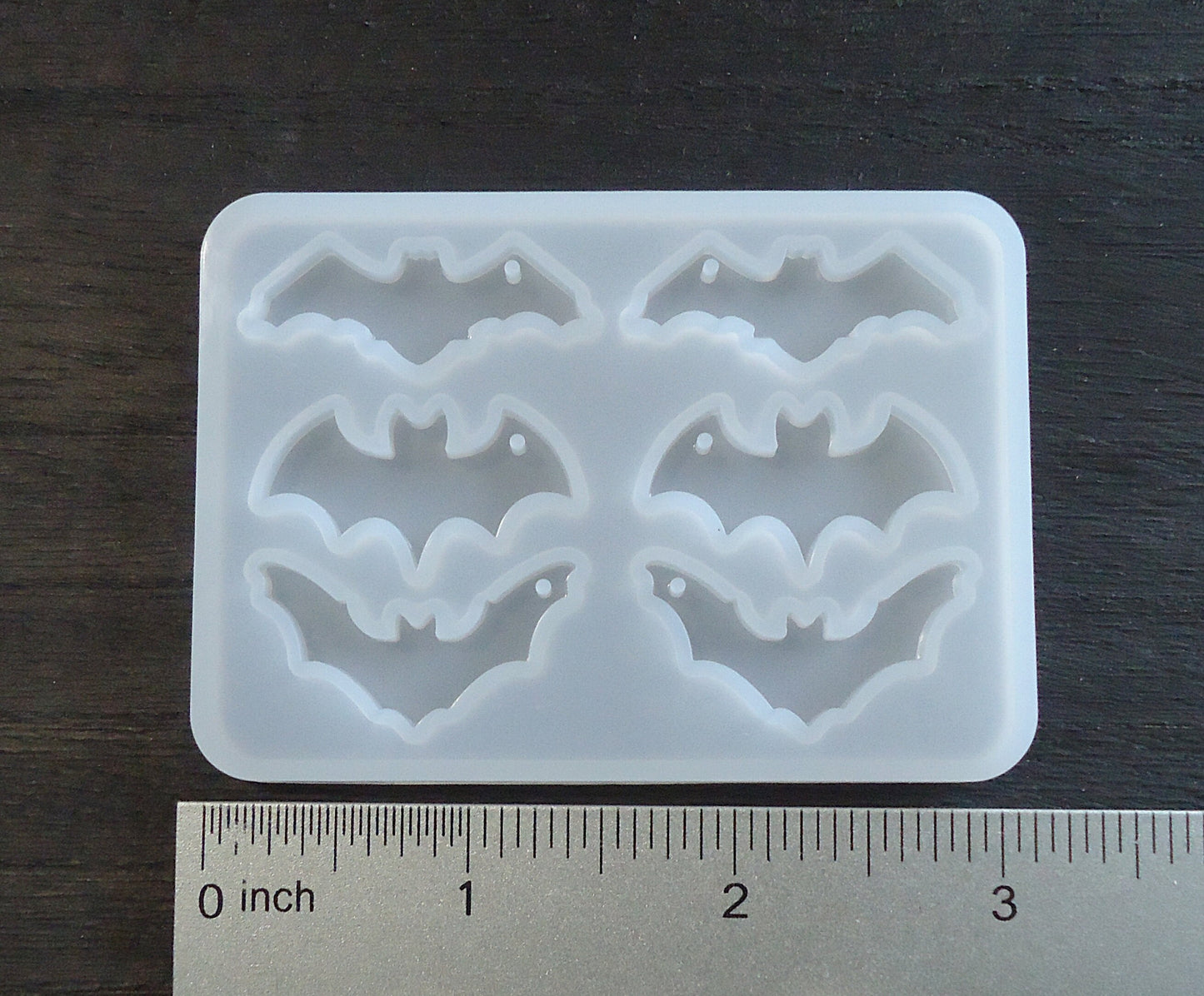 Silicone Mold, Bat Pendants / Charms, Earring Mold, Halloween, Epoxy Resin Mold