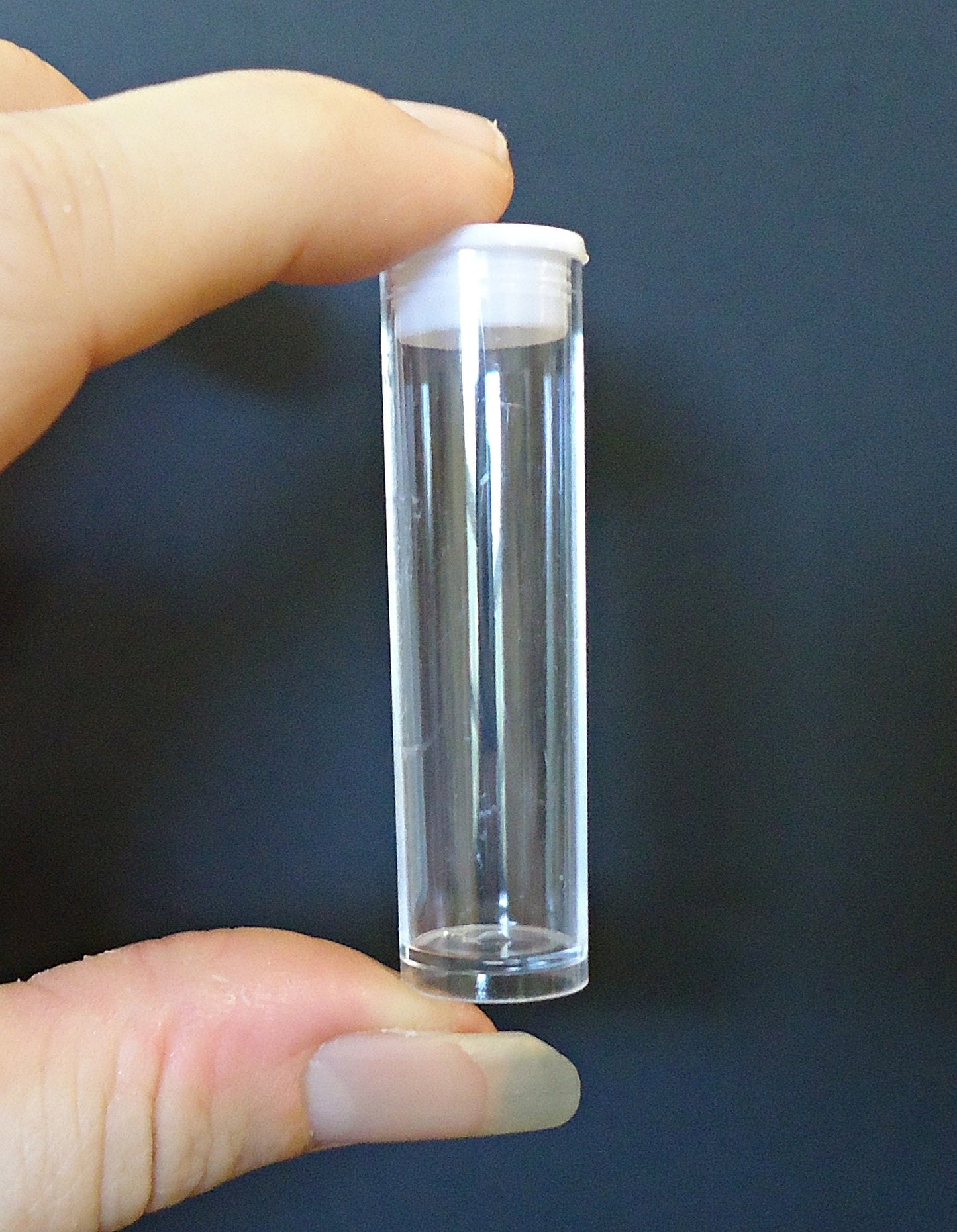 Small Bead Storage Tube Container - Small Beads, Seed Beads, Headpins, etc. - 3ml or 10ml Sizes - Set of 10 with Lids