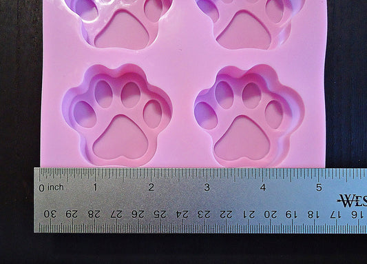 Food Grade Silicone Mold, Paws, Pawprints, Cat, Dog, Animal, Candy, Candles, Epoxy Resin