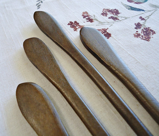 Wood Hair Stick Blanks, Plain Brown Wood Hair Stick, 7 Inches Long, Minimalist, Simple