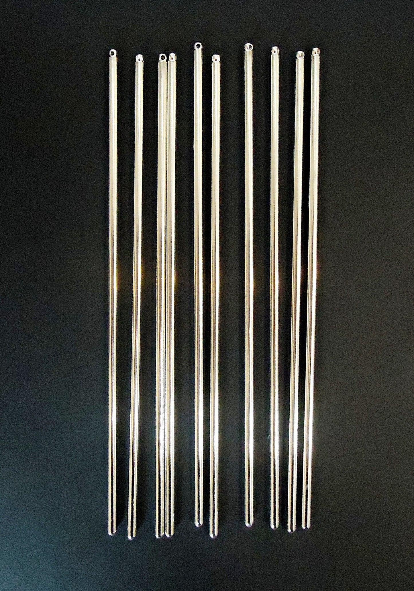 Metal Hair Sticks or Shawl Pins, 5 7/8" Long (150mm) x 3mm Wide, Silver or Gold Plated