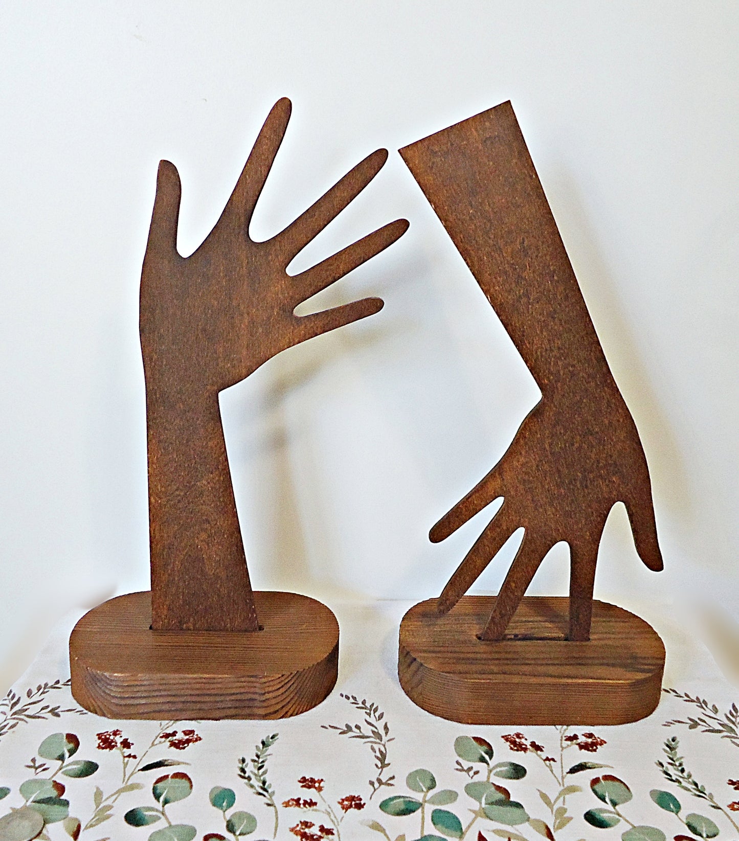 Set of 2, Tall Hand and Wrist Display, Bracelet Ring Necklace Display, 14" Tall