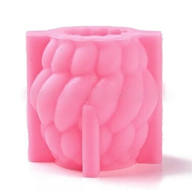 Silicone Mold, Twisted Barrel Candle Mold, 2.5" Tall, Wax Candle Mold