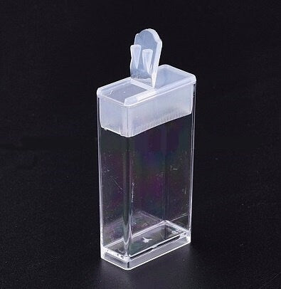 Small Bead Storage - 12 Containers with Case - Seed Beads, Drills, etc.