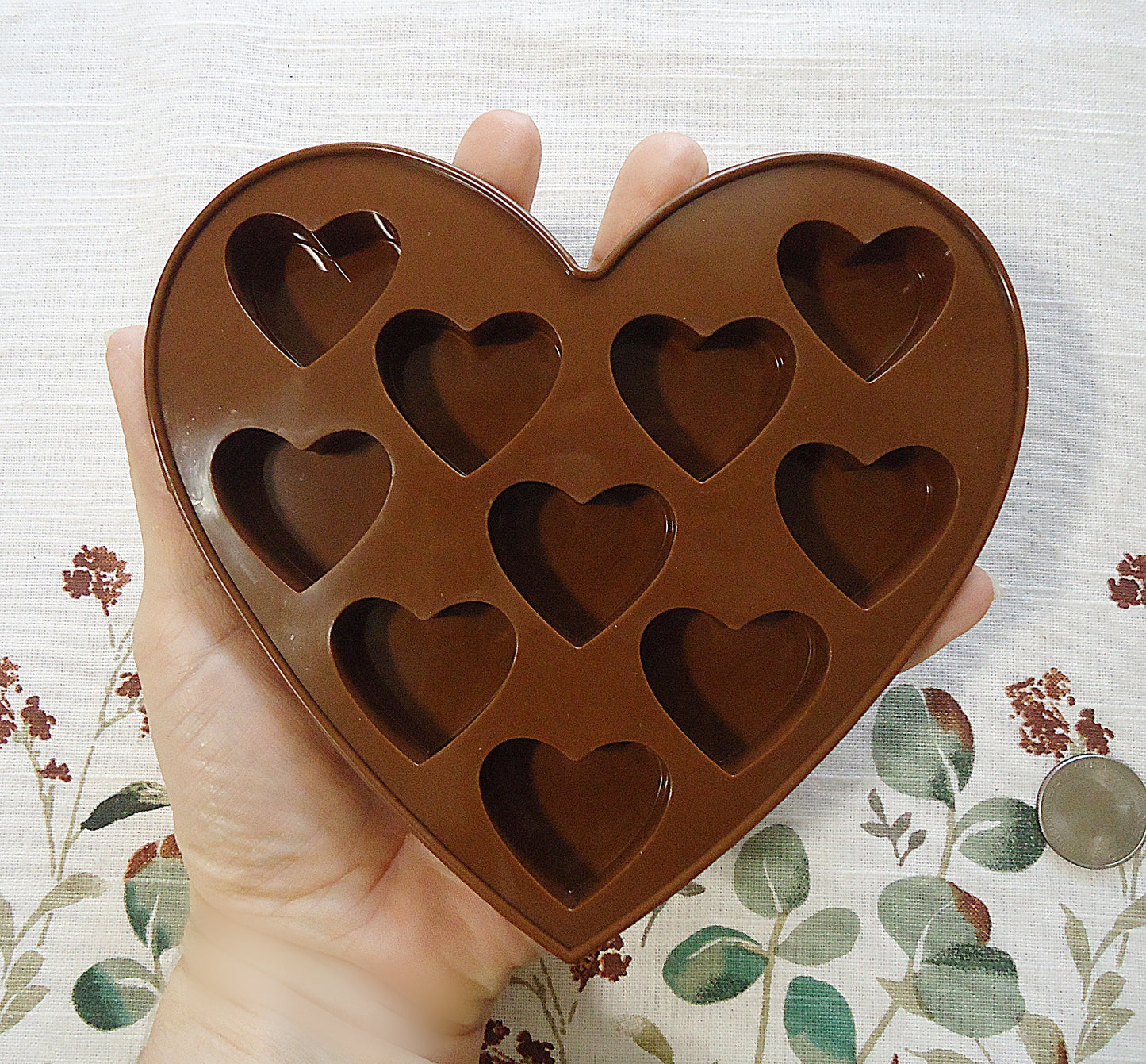 Food Grade Silicone Mold, Heart Candy, Chocolates, Wax, Epoxy Resin