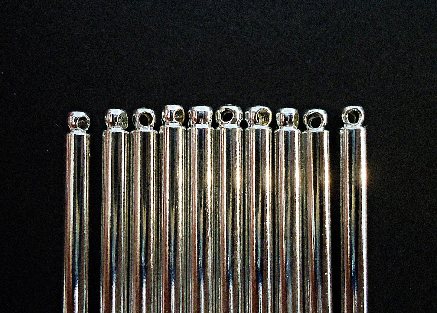 Metal Hair Sticks or Shawl Pins, 125mm (4 7/8") Long x 3mm Wide, Silver, Gold, or Rose Gold Plated
