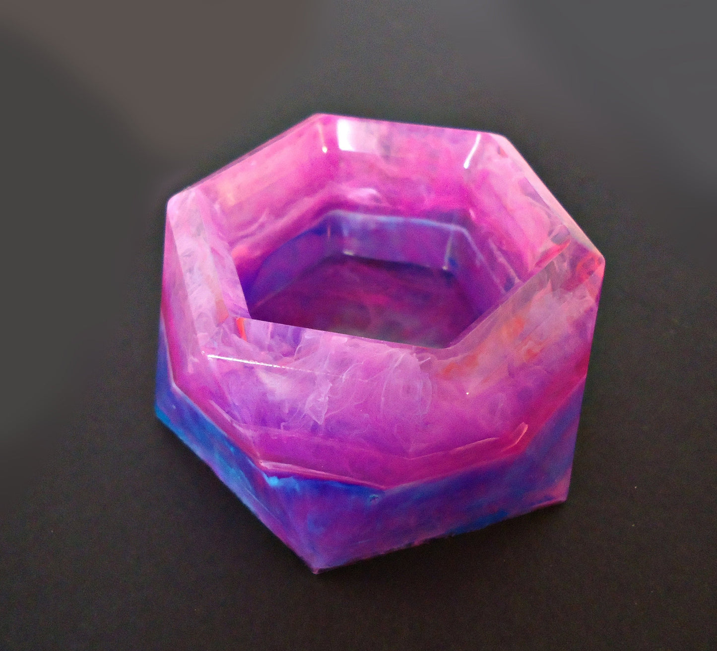 Small Hexagon Bowl Mold, Silicone, DIY Resin Hexagon Bowl, Resin Bowl Mold, Resin Supplies