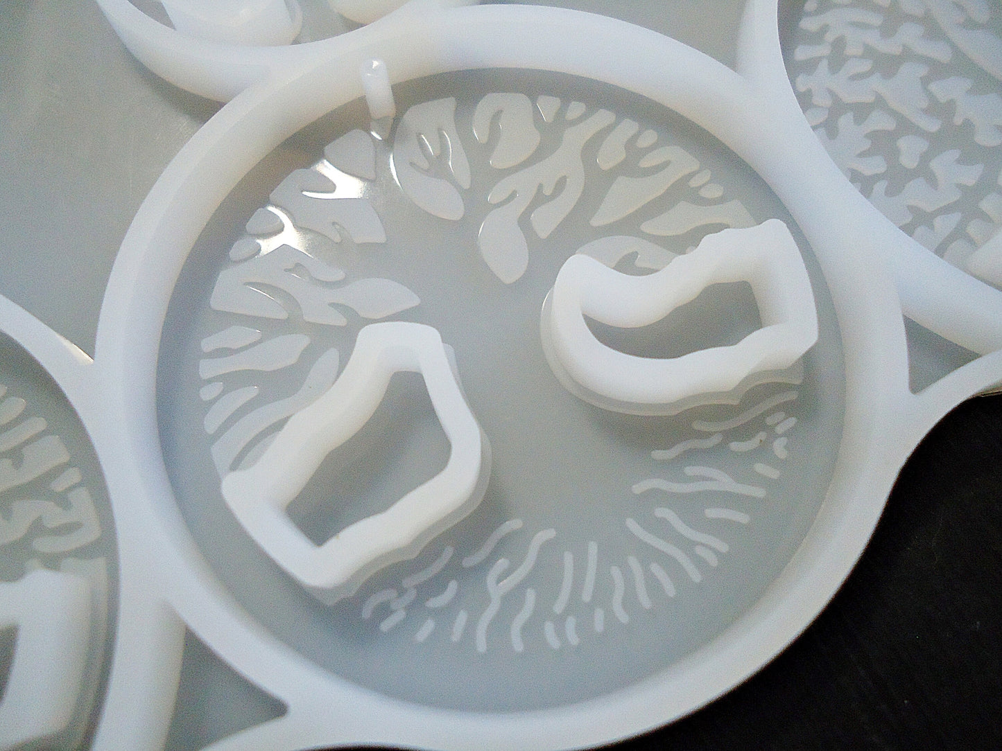 Tree of Life, 6 Pendant Silicone Mold, Teardrops and Circles, Pendants Earrings Keychains