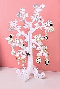 Earring Tree Silicone Mold, 2 Piece set, for Epoxy Resin Jewelry Organizer/Display, 9.5" Tall