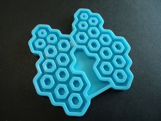 Silicone Mold, Honeycomb Earrings or Pendants, Epoxy Resin Craft Mold