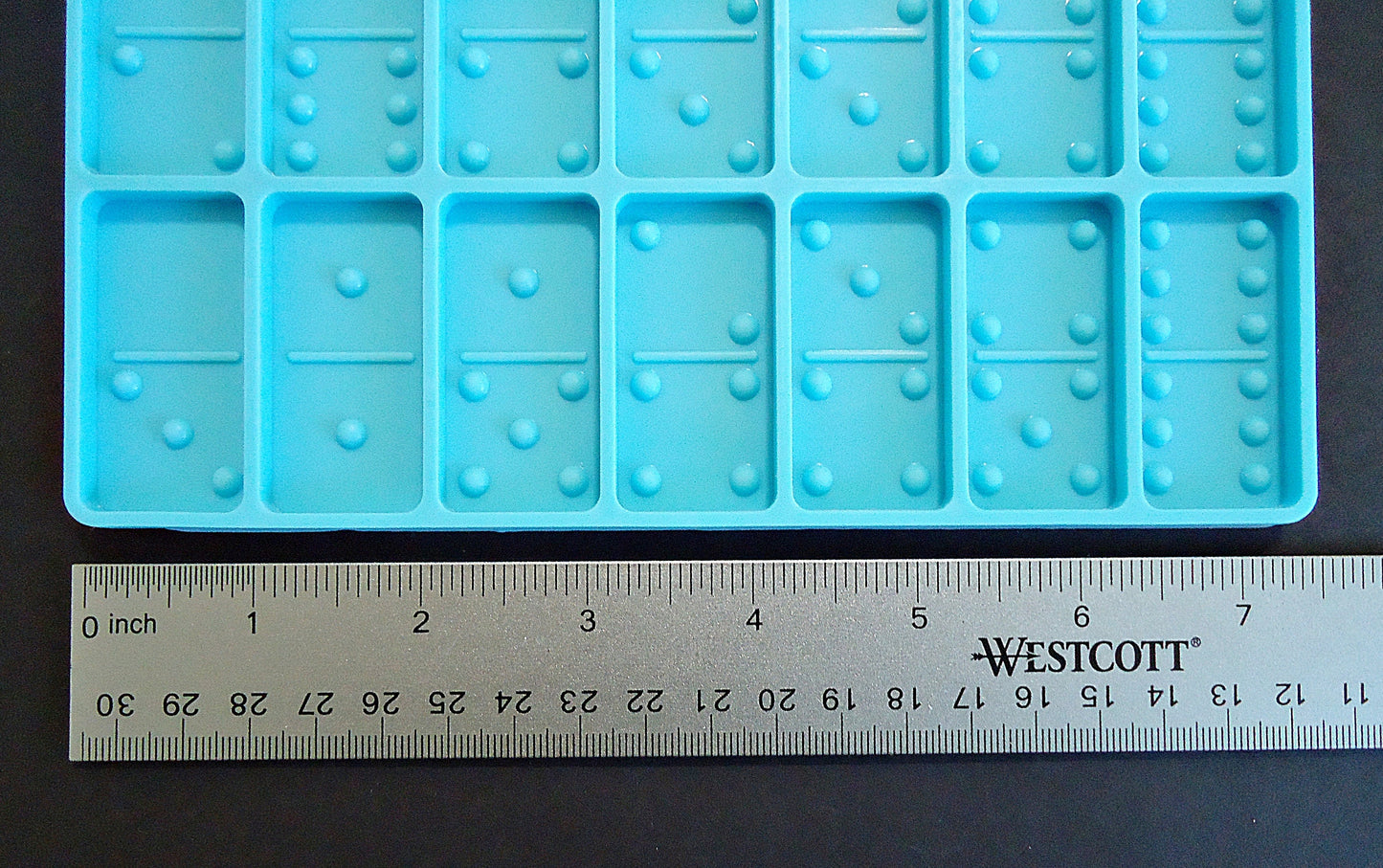 Silicone Mold, 28 Dominos, DIY Epoxy Resin Dominos Set, Full Size