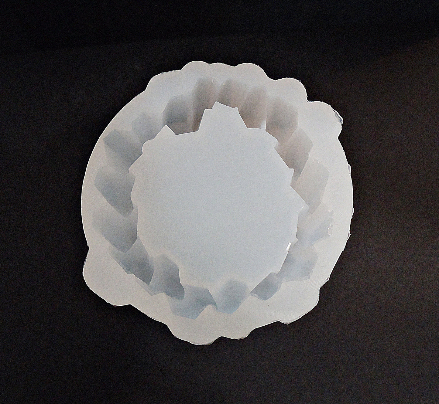 Tealight Candle Holder, Crystals, Silicone Mold, for Epoxy Resin