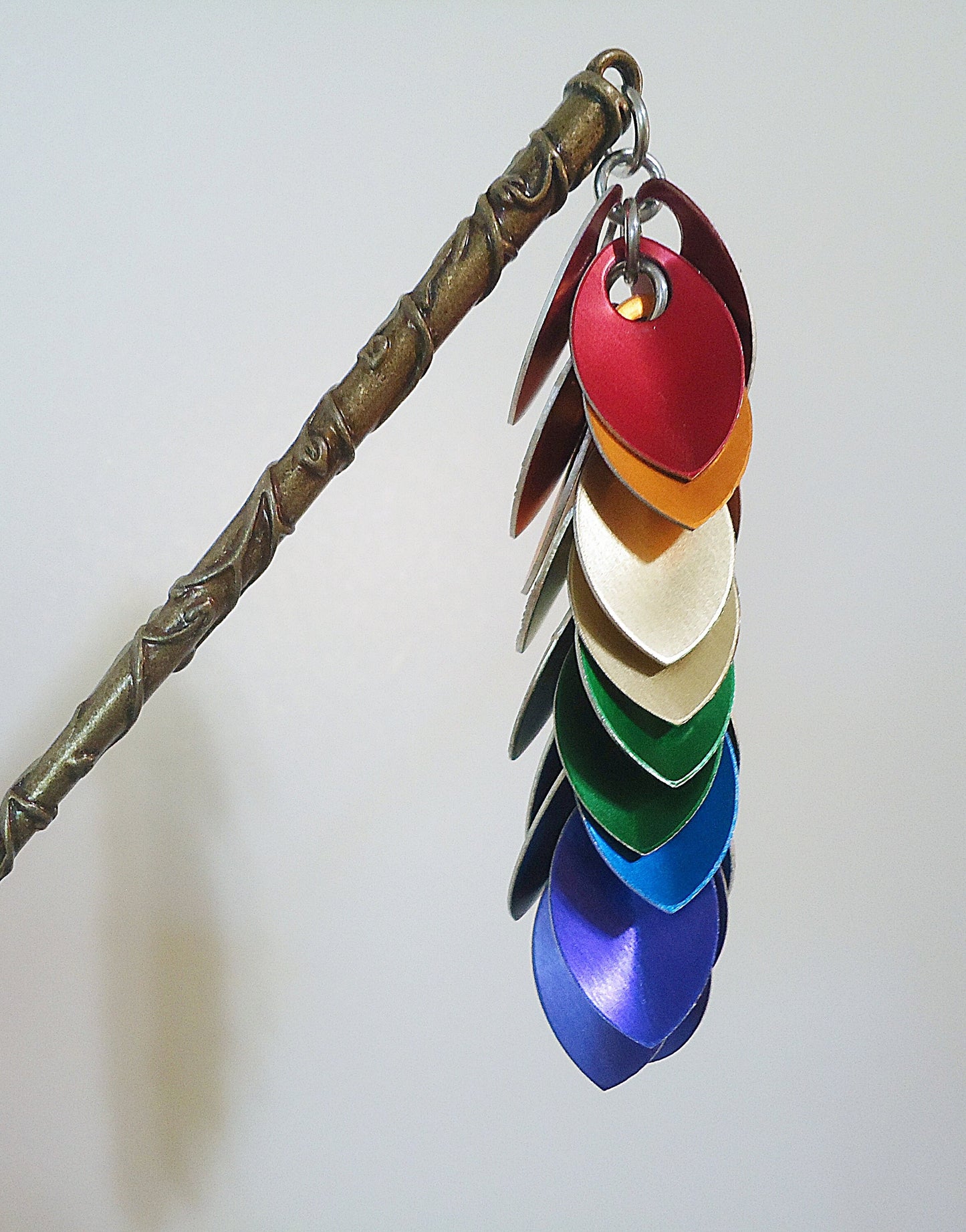 Metallic Rainbow Dangling Hair Stick