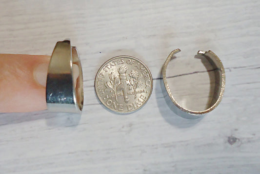 Extra Large Stainless Steel Bail, 21x18mm, Inner Diameter 14mm