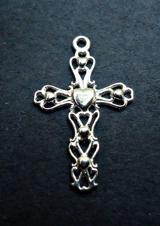 Sterling Silver Cross Charm / Pendant