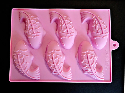 Silicone Mold, Koi Fish, Food Safe, Large Koi Fish, Resin, Candy