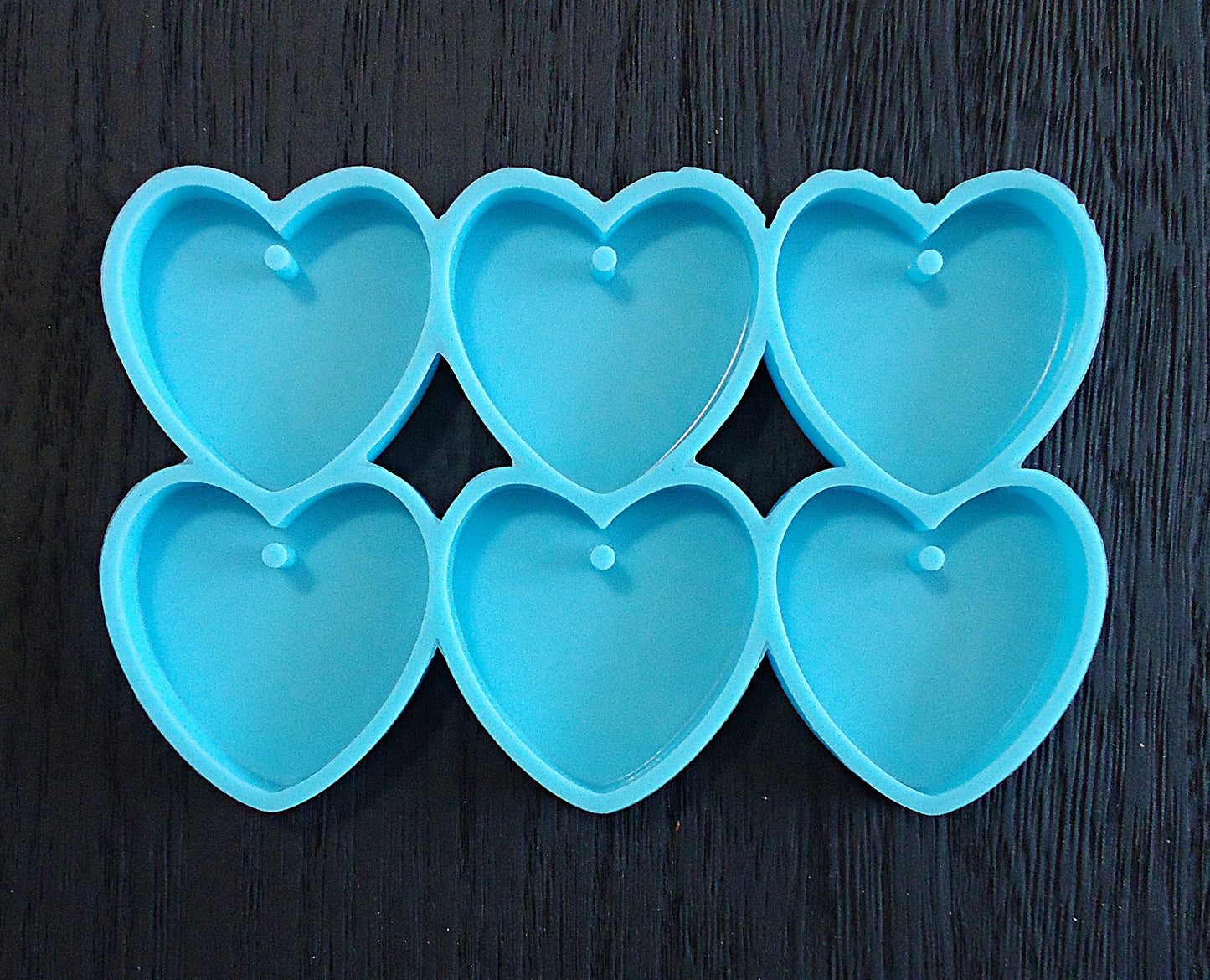 Silicone Mold, Heart Pendants, Keychains, Epoxy Resin Mold