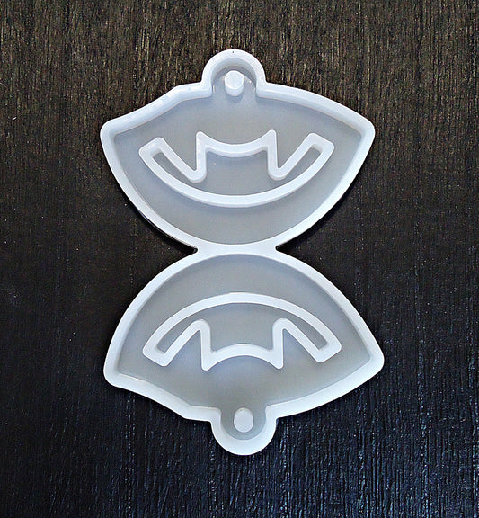 Silicone Mold, Vampire Fang Earrings, for Epoxy Resin, Halloween Earrings Pendant, Vampire Fang Mouth Mold