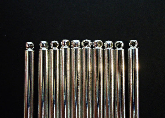 Metal Hair Sticks or Shawl Pins, 5 7/8" Long (150mm) x 3mm Wide, Silver or Gold Plated