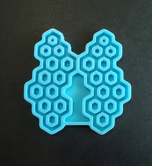Silicone Mold, Honeycomb Earrings or Pendants, Epoxy Resin Craft Mold