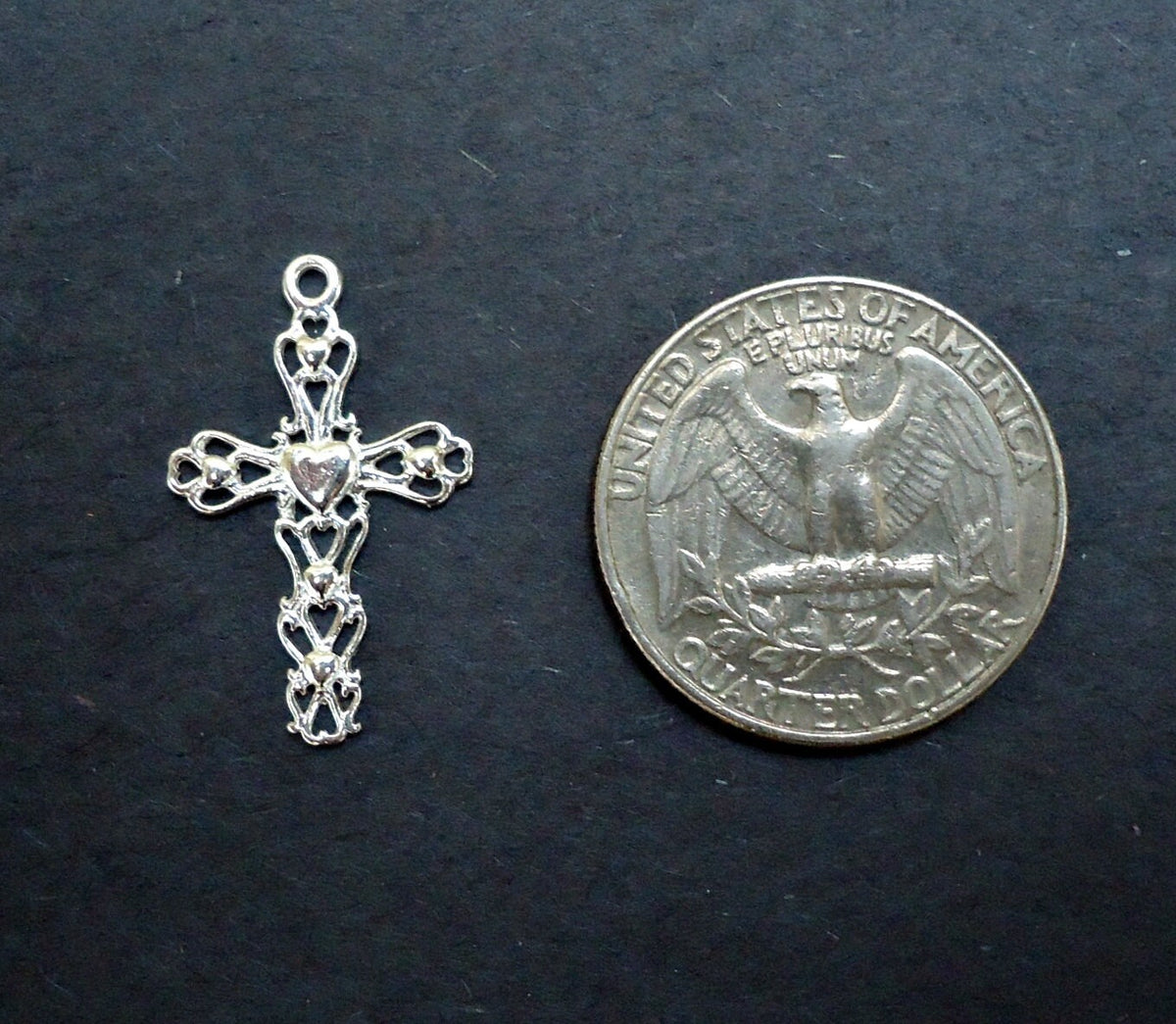 Sterling Silver Cross Charm / Pendant