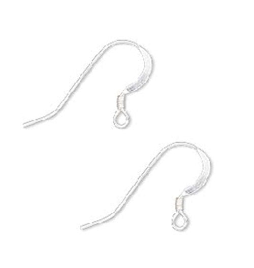 200 Sterling Silver Filled Earwire with Coil (100 pairs)