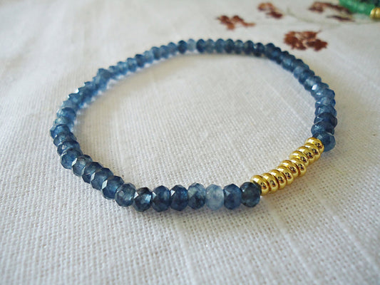 Stone Bracelet, Turquoise, Blue, Cranberry, Green, Stretch Bracelet, No clasp