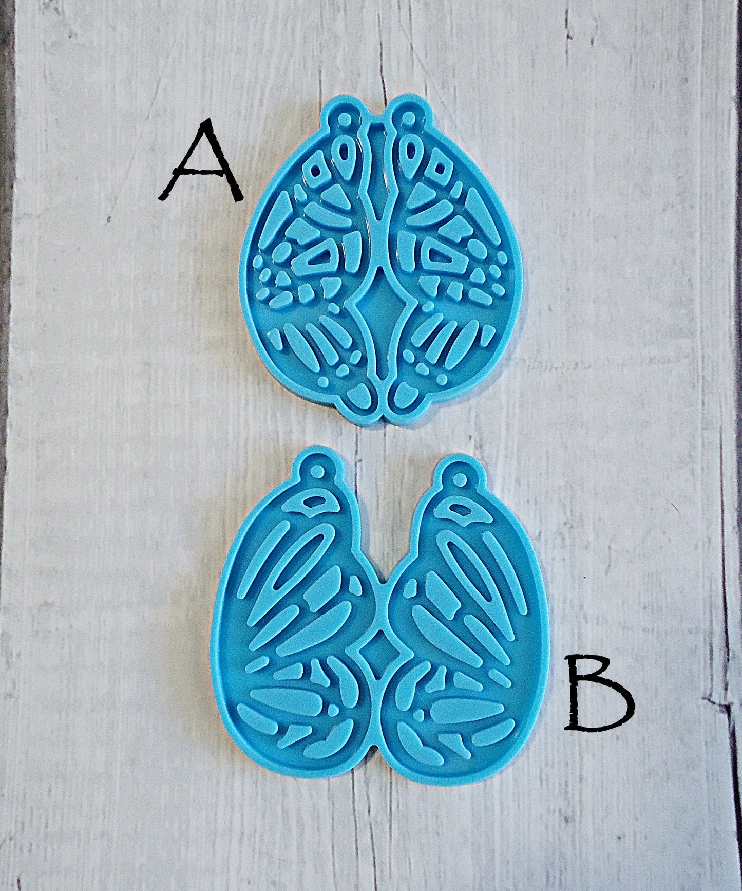 Silicone Mold, Butterfly Wings, Earrings Pendants, Epoxy Resin Mold, 2.25" Tall