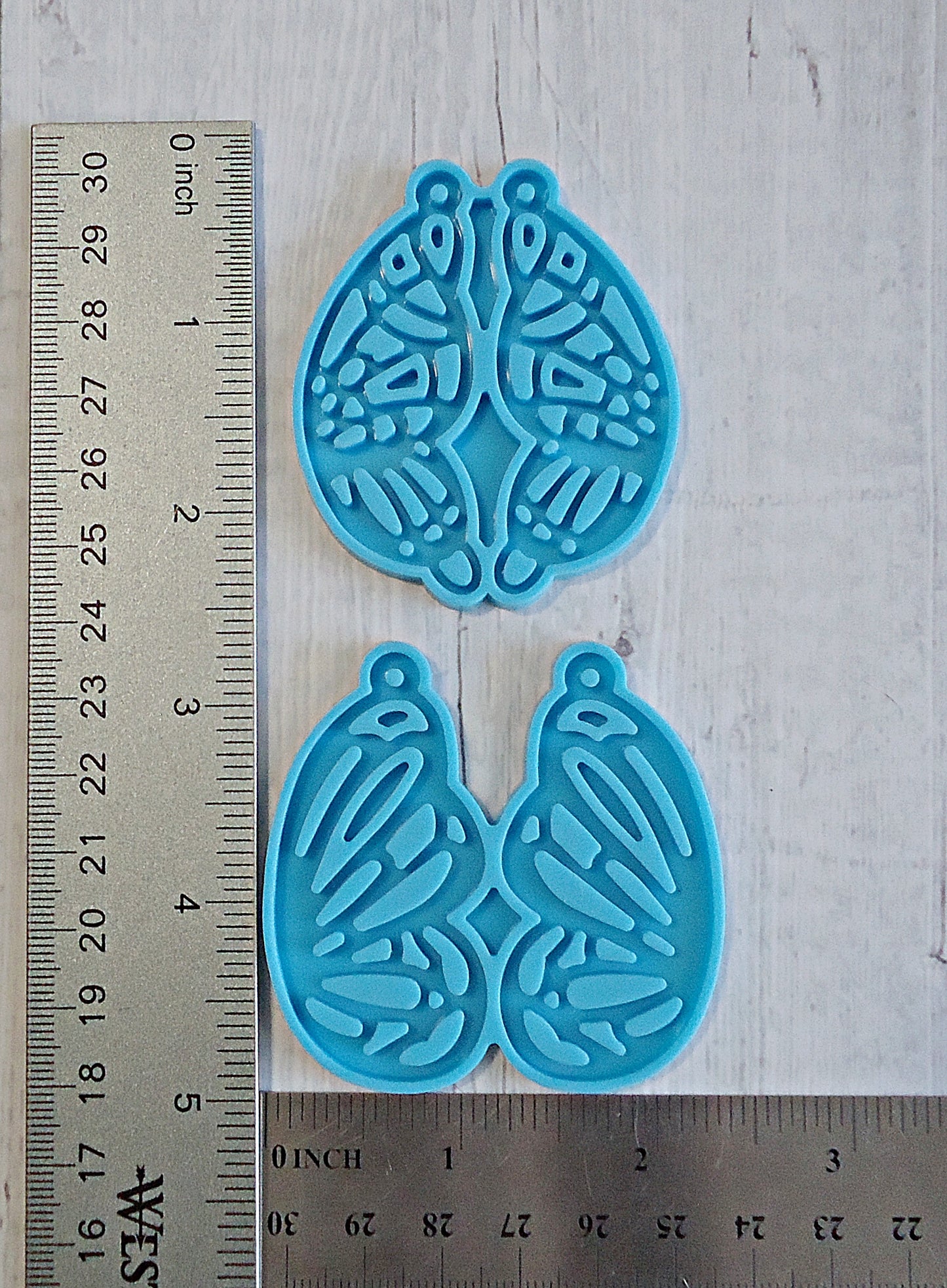 Silicone Mold, Butterfly Wings, Earrings Pendants, Epoxy Resin Mold, 2.25" Tall