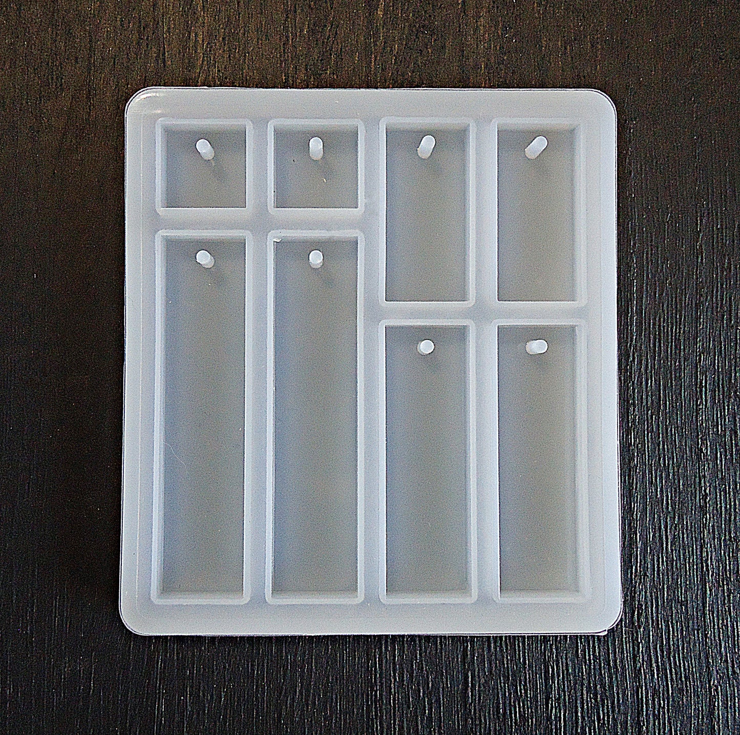 Silicone Mold, Oval or Rectangle Pendants or Earrings, for Epoxy Resin