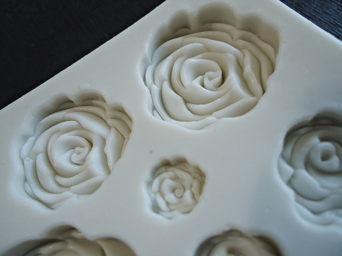 Rose Cabochon Silicone Mold