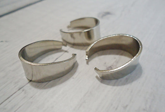 Extra Large Stainless Steel Bail, 21x18mm, Inner Diameter 14mm